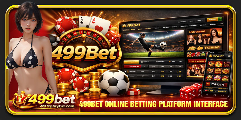 499Bet online betting platform interface for sports betting and casino games