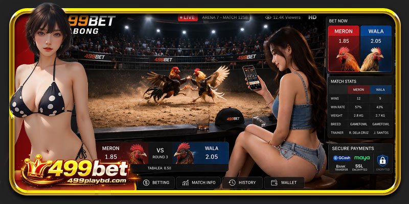 499bet sabong live cockfighting match streaming online